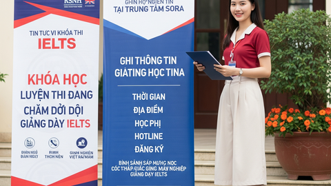 SORA IELTS Mastery: Chinh phục điểm số IELTS mơ ước, Mở ra cánh cửa du học và sự nghiệp quốc tế!