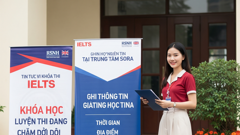 SORA IELTS Mastery: Chinh phục điểm số IELTS mơ ước, Mở ra cánh cửa du học và sự nghiệp quốc tế!
