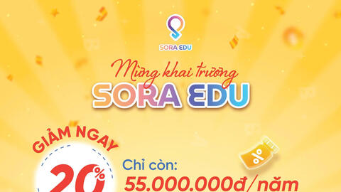 Khai trương trung tâm Sora Edu